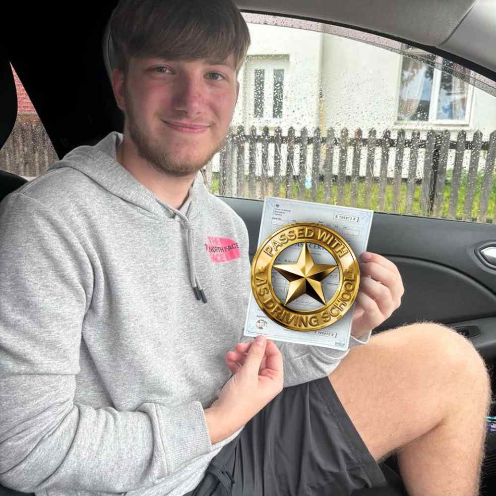 Passed with Us: Driving Lessons Hoole, lessons for beginners, high pass rate, package deals, and qualified instructors. Book now for success.